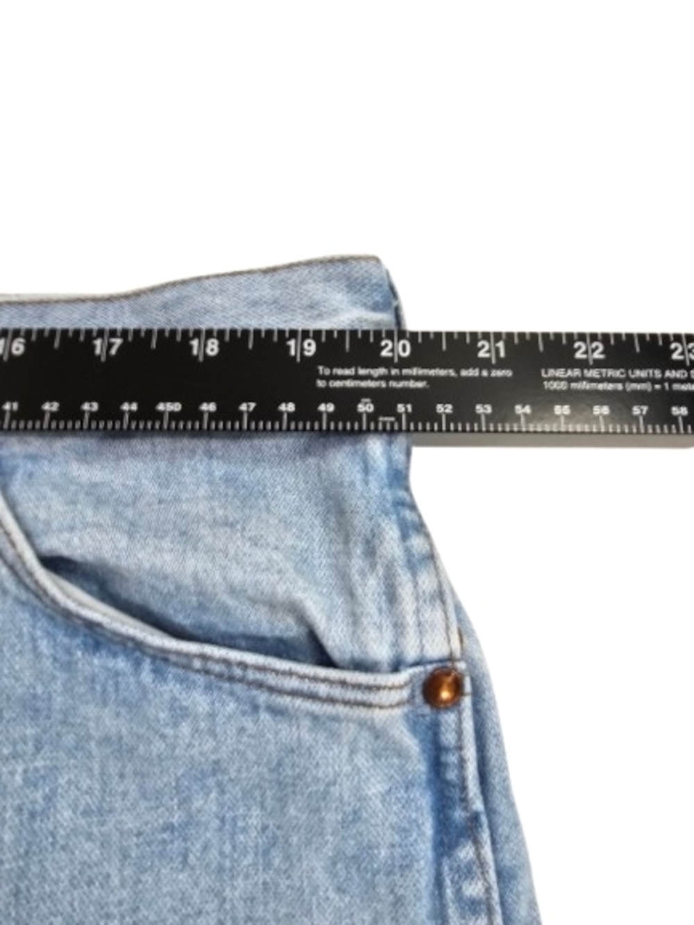 Wrangler Light‎ Blue Men’s Straight Jeans - Picture 5 of 9